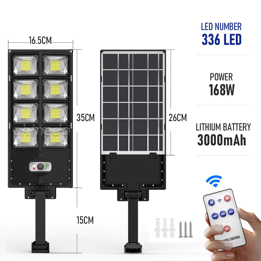 Solar Powered Motion Sensor Street Light