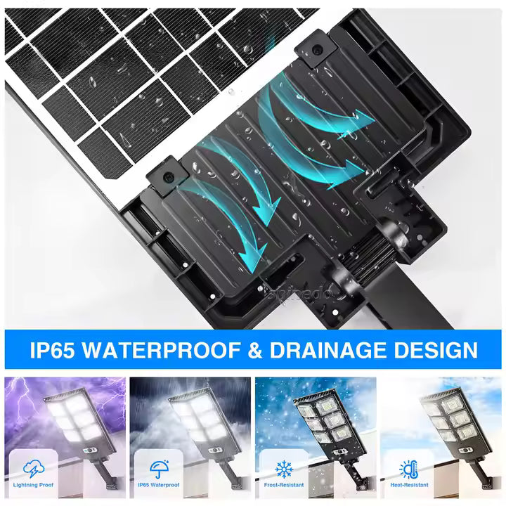 Solar Powered Motion Sensor Street Light